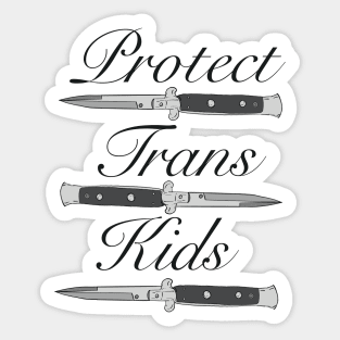 Protect Trans Kids Sticker